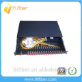 24port FC panel de conexiones de fibra deslizable para redes de telecomunicaciones, redes CATV